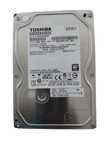 toshiba harddisk veri kurtarma